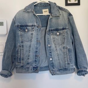 Oversized jeans jacket